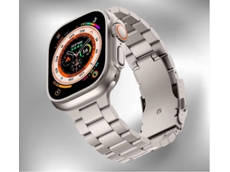 Relógio De Luxo Bean Em Titânio Com Pulseira Super Strap, Compatível Com Samsung, Huawei E Apple Watch Series 22/38/40/41/42/44/45mm.