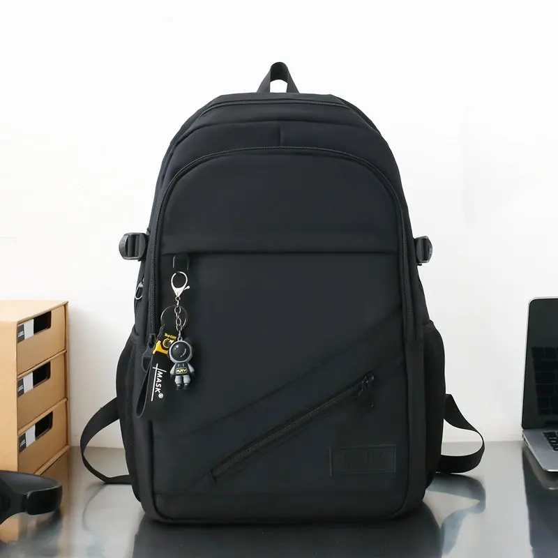 (9619-preto) Nova Mochila De Viagem Unissex, Grande Capacidade, Mochila Elegante, Bolsa Para Laptop Feminina