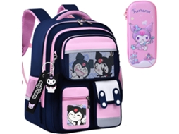 Mochila Kuromi Mod392816cm Con Estuche Nuevo