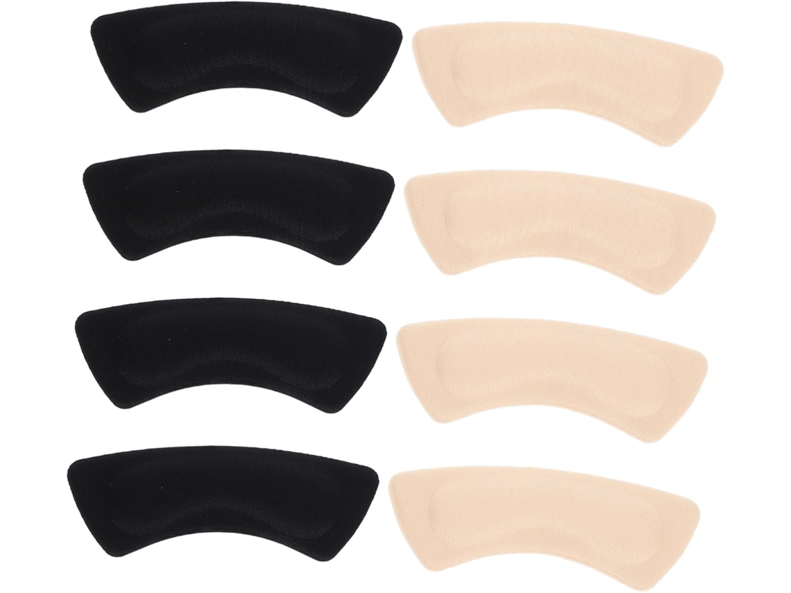 Minkissy 4-pares De Protetores Calcanhar Para Sapatos Largos, Adesivos Aderentes Para Calcanhar, Inserções