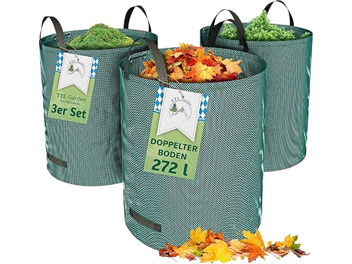 Sacos de lixo de 272 litros, resistentes, duráveis STELASPLEN
