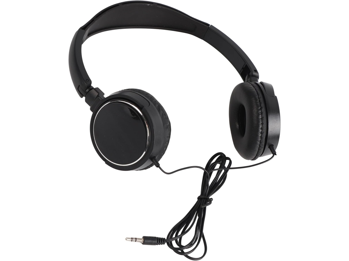 Fone De Ouvido Estéreo Com Protetores Auriculares Macios E Design Leve Para Uso Confortável Durante Filmes Músicas