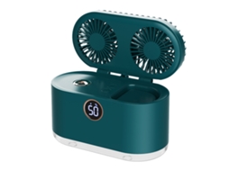 Laxiscreed Ventilador E Umidificador Usb Recarregável 2 Em 1 Para Conforto Portátil
