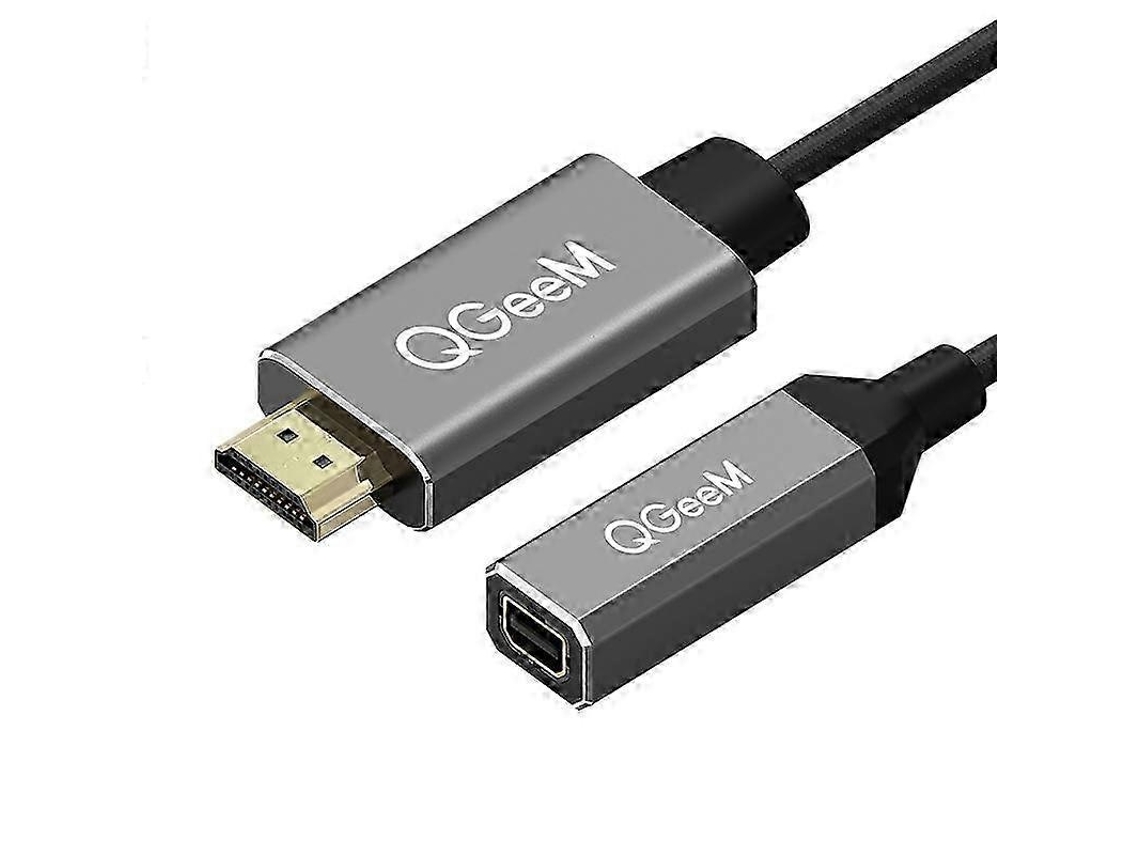 Lurelia Adaptador Mini Dp-hdmi, 4k, 30 Hz, Fêmea, Plug Play, Acabamento Reforçado