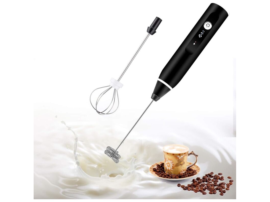 Batedor De Leite Elétrico Duplo, Café Recarregável Via Usb, E Ovos Portátil 2 Em 1, Sunny