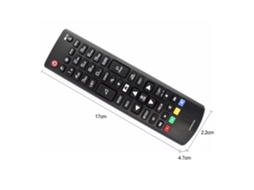 Aetheria controle Remoto Universal Smart Tv Lg Hdtv Led Sem Fio Substituição Akb74915324 Preto