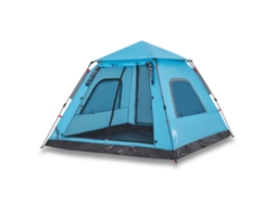 Camping Tent, Camping Tents Vidaxl Azul Poliéster (5 Pessoas)