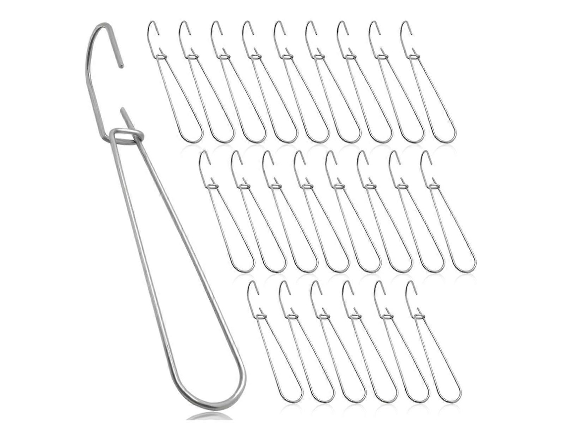 24 Pcs Ganchos De Metal Padrão 7.3 Polegadas Para Costura Armazenamento Moldes