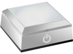 Base de Luz Led para Arte em Vidro Cristal 3d Colorida e Iluminada BRILVIBERA