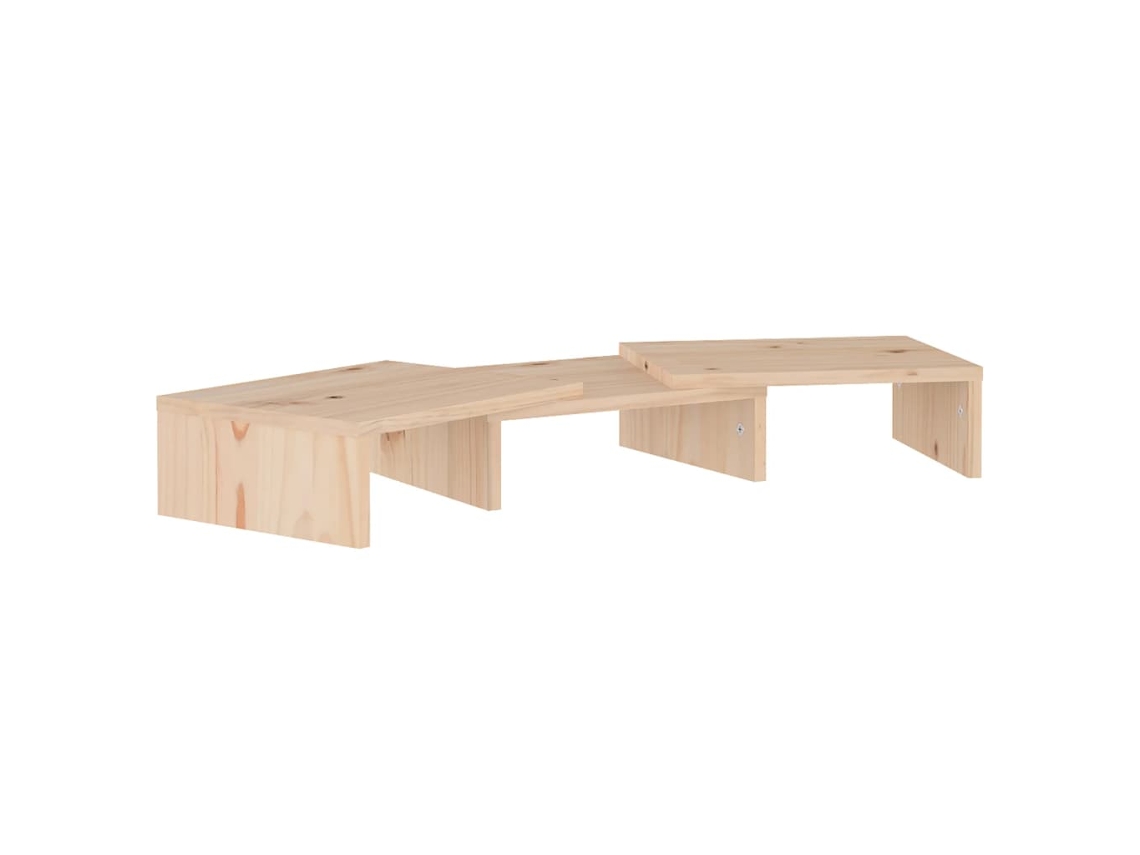 Monitor Stand, Monitor Stands Vidaxl Marrom Madeira De Pinho (n/a)