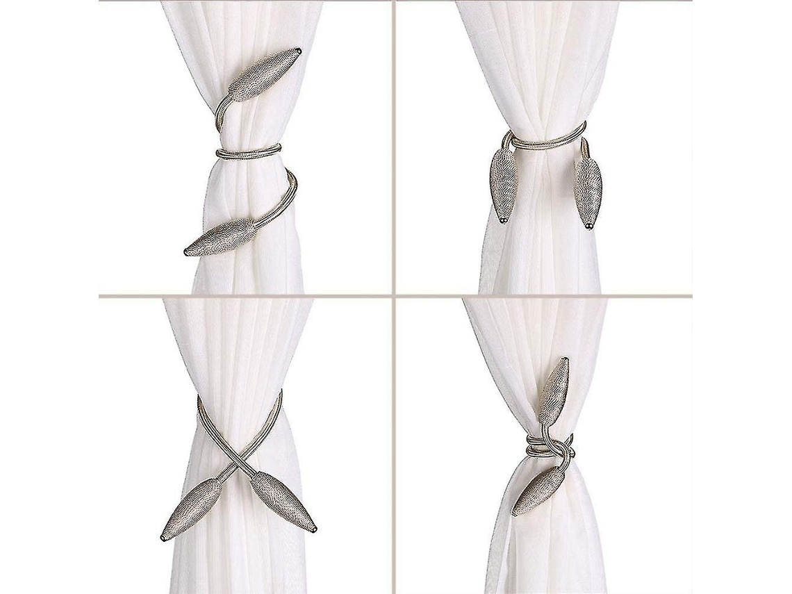 Botões Para Cortina, Conjunto De 2 Criativos Suportes Fivelas Modelagem Criativa E Aleatória Decoração Diy Aquaforge