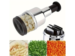 ESPREMEDOR DE ALHO MANUAL AQUAFORGE com picador alimentos, legumes/cebola, construção em metal, portátil, mini moedor