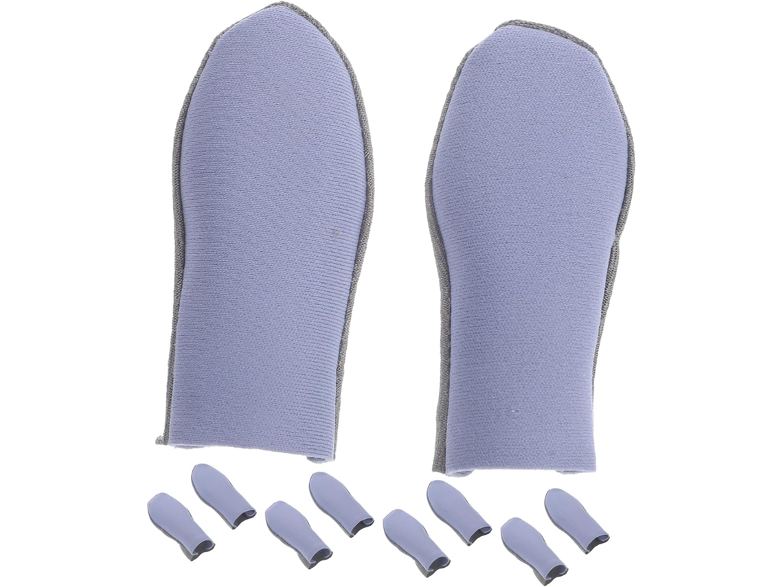Lurrose Conjunto De 10-protetores Dedos Antiderrapantes Para Jogos Com Tela Sensível Ao Toque Confortáveis E Respiráveis