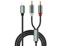 1 Cabo De Áudio Apple Para 2rca Lotus De Metro Comprimento Celular