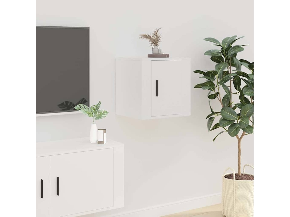 Vidaxl Móvel De Tv Para Parede 40x34,5x40 Cm Branco