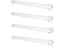 Doitool Conjunto De 4 Pés Mesa Dobráveis Metal Ajustáveis Para Camping, Suporte Para Mesa De Cama E Elevador Laptop