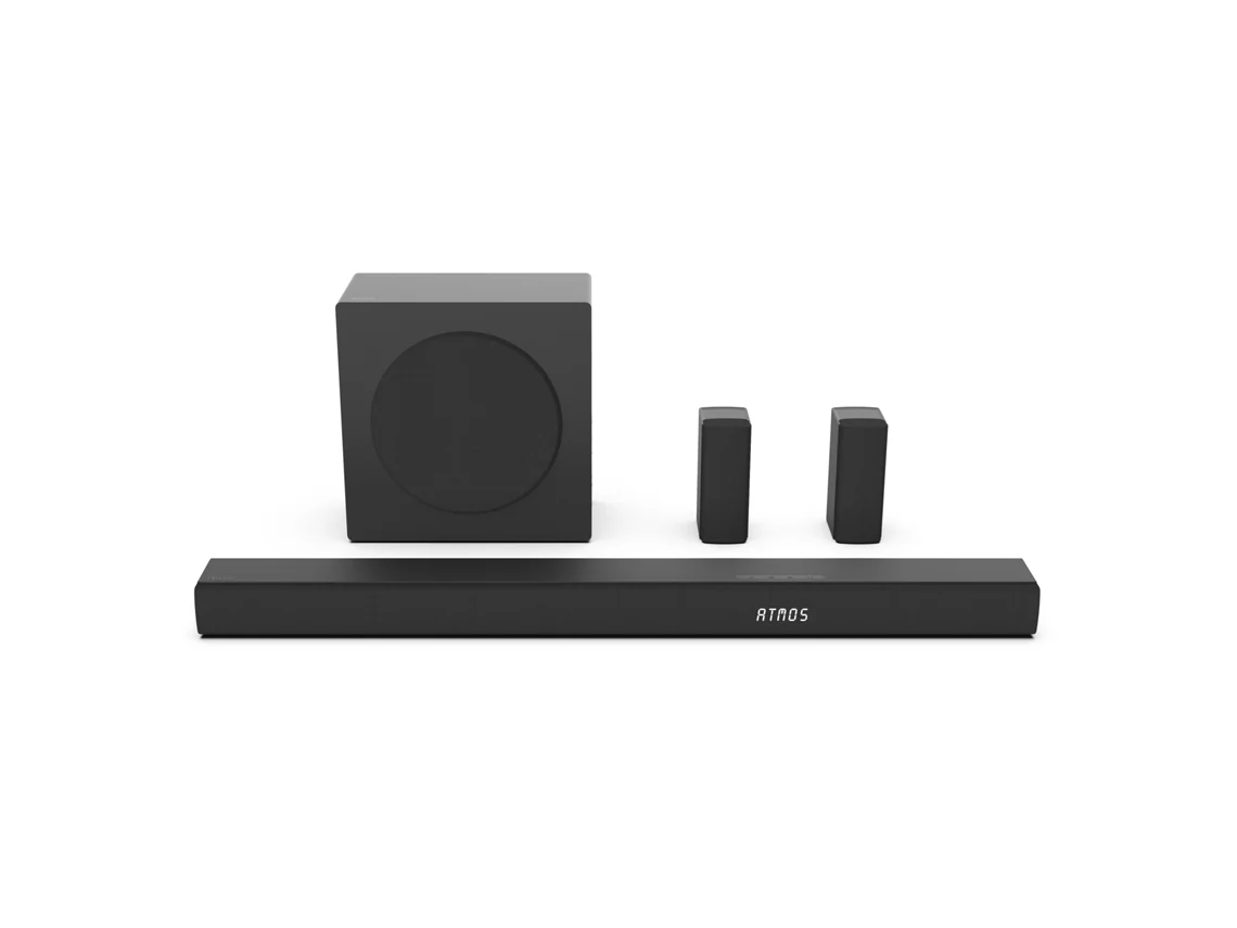 Soundbar HISENSE AX5100Q (5.1 Canais - 580W - Subwoofer Sem Fios)
