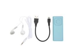 Reprodutor Mp3 Com Som Lossless Suporta Cartão De Memória 64g Portátil Pequeno Para Estudantes Viagem Trabalho Azul