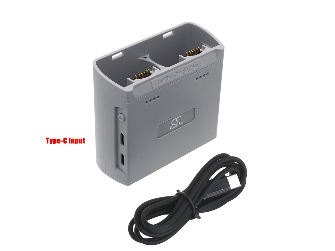 Carregador Duplo Compatível Com Dji Mini 2/mini Se