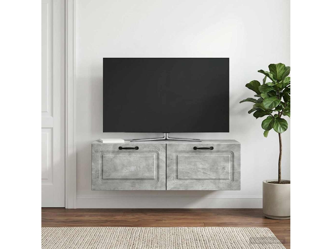 Vidaxl Gabinete de Tv de Parede Cinzento Cimento 98 X 31 X 30 Cm