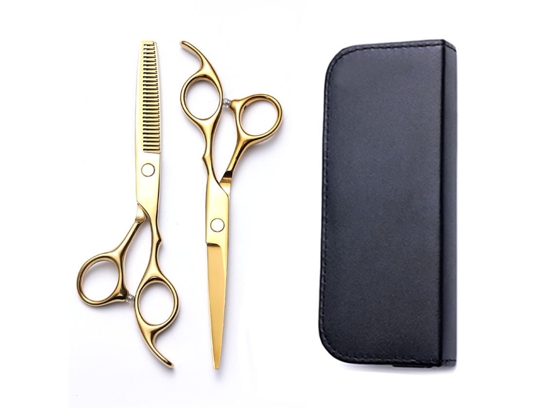 Kit De Tesoura De Corte Cabelo, 3pcs Ferramenta Profissional Para Corte De Cabelo, Para Cabeleireiros E Uso Doméstico Cuich