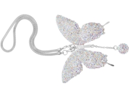 Decoração com strass para pendurar no espelho retrovisor - Acessório elegante
