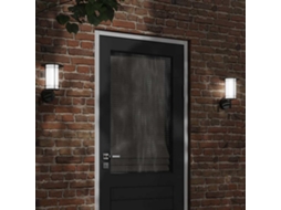 Vidaxl Candeeiros De Parede P/ Exterior 2 Pcs Aço Inoxidável Preto