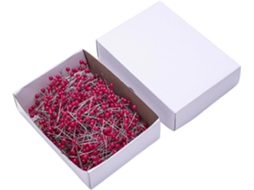 800 Alfinetes Coloridos para Quilting, Pérolas, Cabeça de Costureira, Alfinetes de Posicionamento para Costura