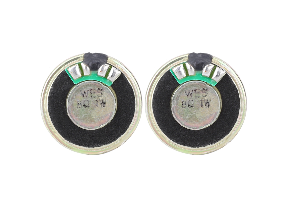 2 Peças Alto-falante Bocal 8ohm 1w Estéreo Diâmetro 28mm S/MARCA