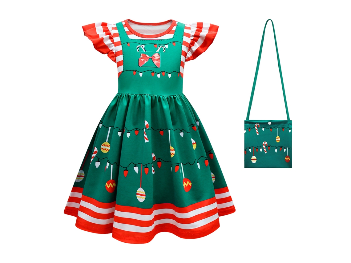 Trajes de Natal Cosplay Conjunto de Vestido Infantil 100