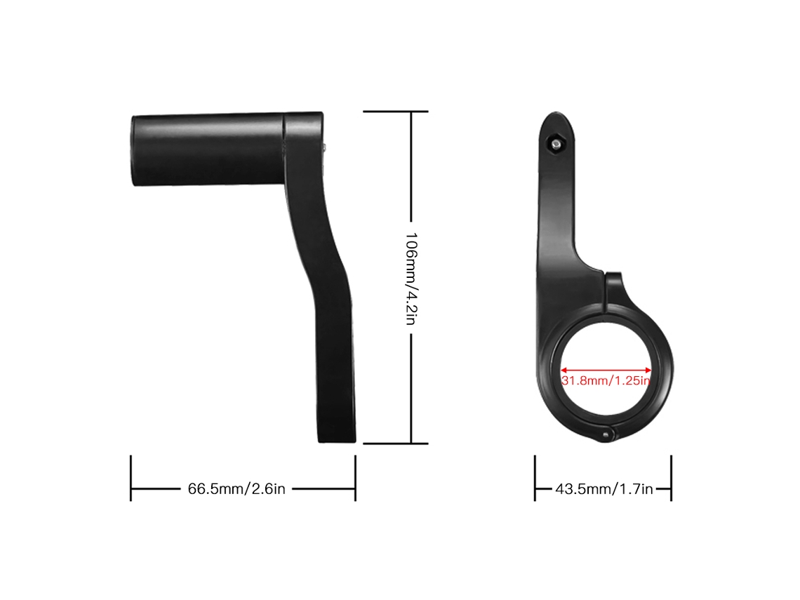 Suporte De Extensão Para Manubrio De Bicicleta Multifuncional