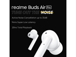 Fones Realme Buds Air Pro Tws Com Anc