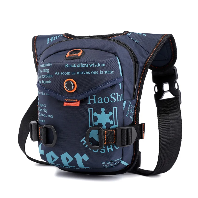 (5126-azul Escuro) Bolsa De Peito Esportiva Masculina, Nova Bolsa De Perna Moderna Para Ciclismo Ao Ar Livre, Multifuncional