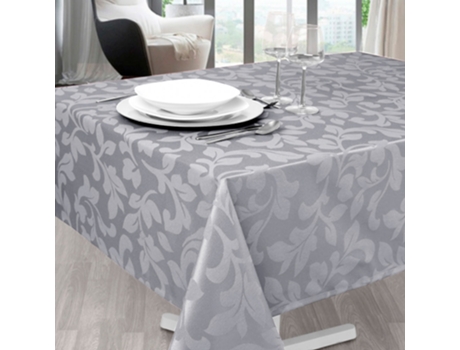 Toalha Jacquard Floral Cinza ONÍRICA 150 x 300 cm