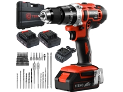 Furadeira Visseus 20v, 2 Baterias De 2,0ah, 45nm, 69 Acessórios
