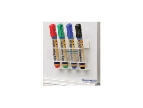 Porte Marqueurs Magnético Acrílico, Para 4 M… Magnetoplan