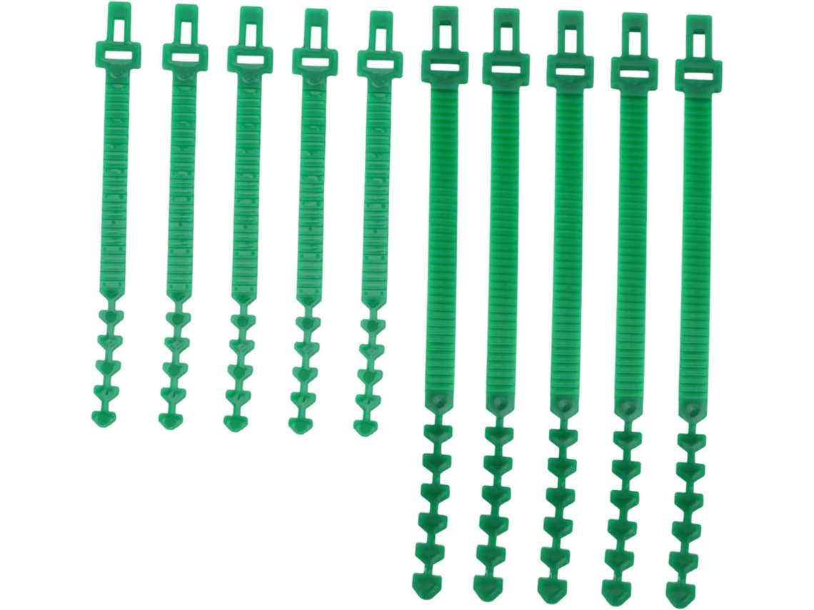 Conjunto De 10 Tiras Ajustáveis Para Suporte De Plantas, Ideais Para Jardinagem.