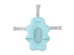 Mali assento de Banho para Bebê Universal Flutuante Dobrável Macio Confortável Tapete de Suporte Azul Claro