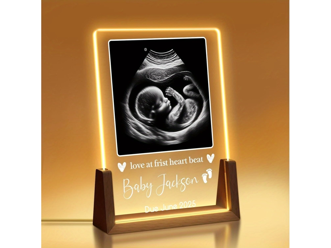 Luminária Noturna Ultrassom Personalizada – Decoração de Quarto