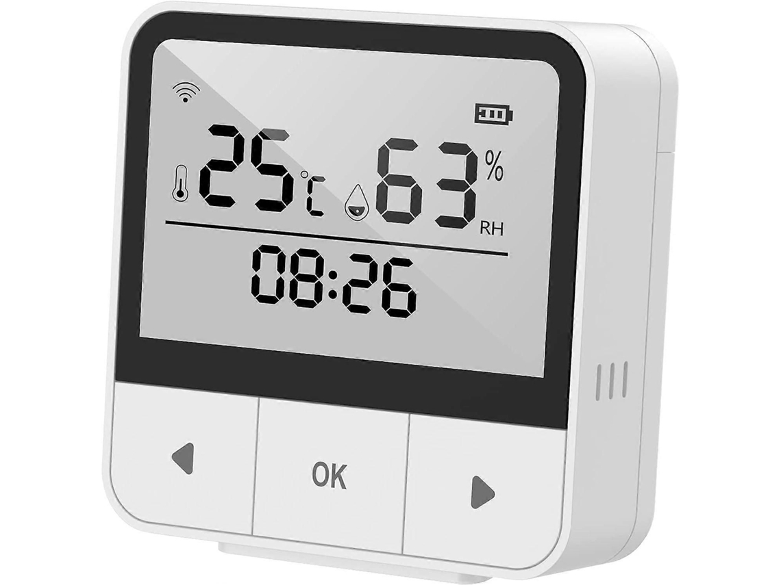 Termômetro E Higrômetro Inteligente Com Wi-fi, Monitor De Temperatura E Umidade Sem Fio Com Alertas De Notificação Por Aplicativo, Sensor Preciso