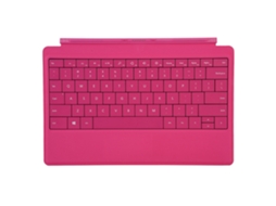 Teclado Físico (com Iluminação, Ultra-fino E Portátil) Teclado Físico Microsoft Surface Pro2 (vermelho Rosa)