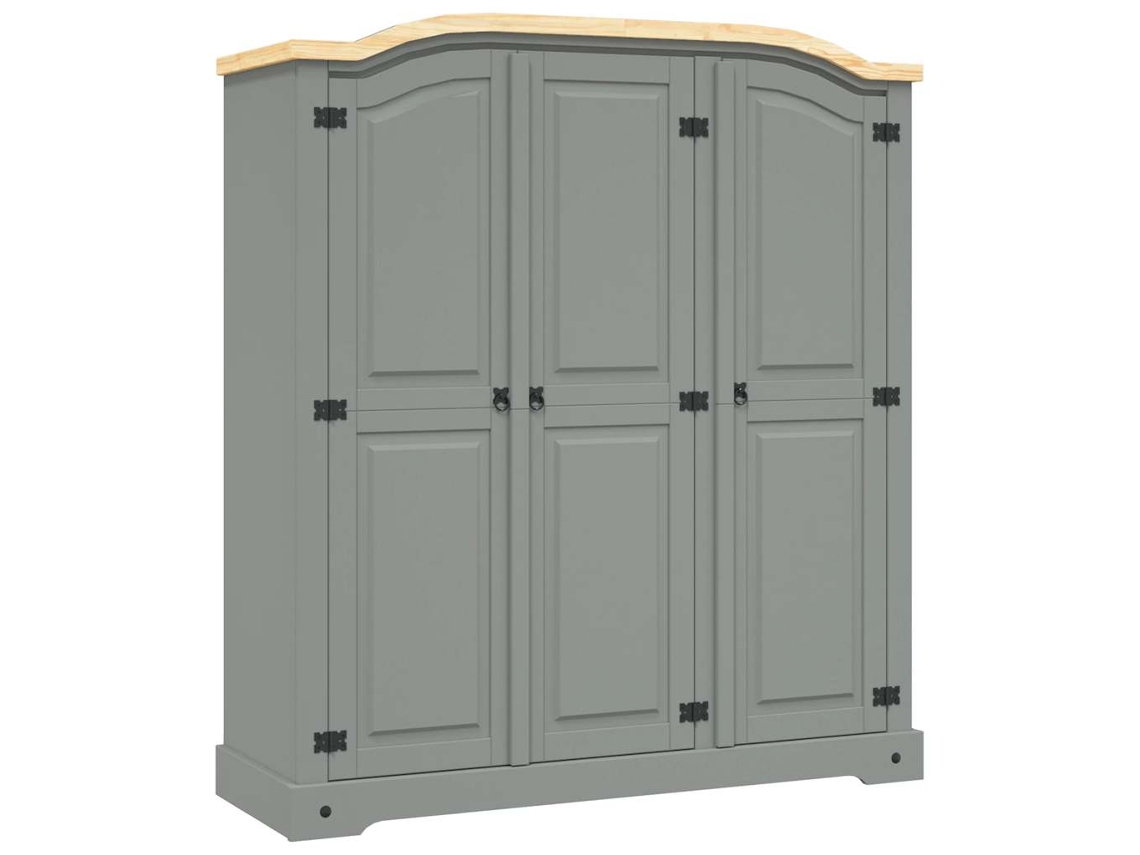 Conjunto 1 Wardrobe, Wardrobes Vidaxl Cinzeto Madeira De Pinho (n/a)