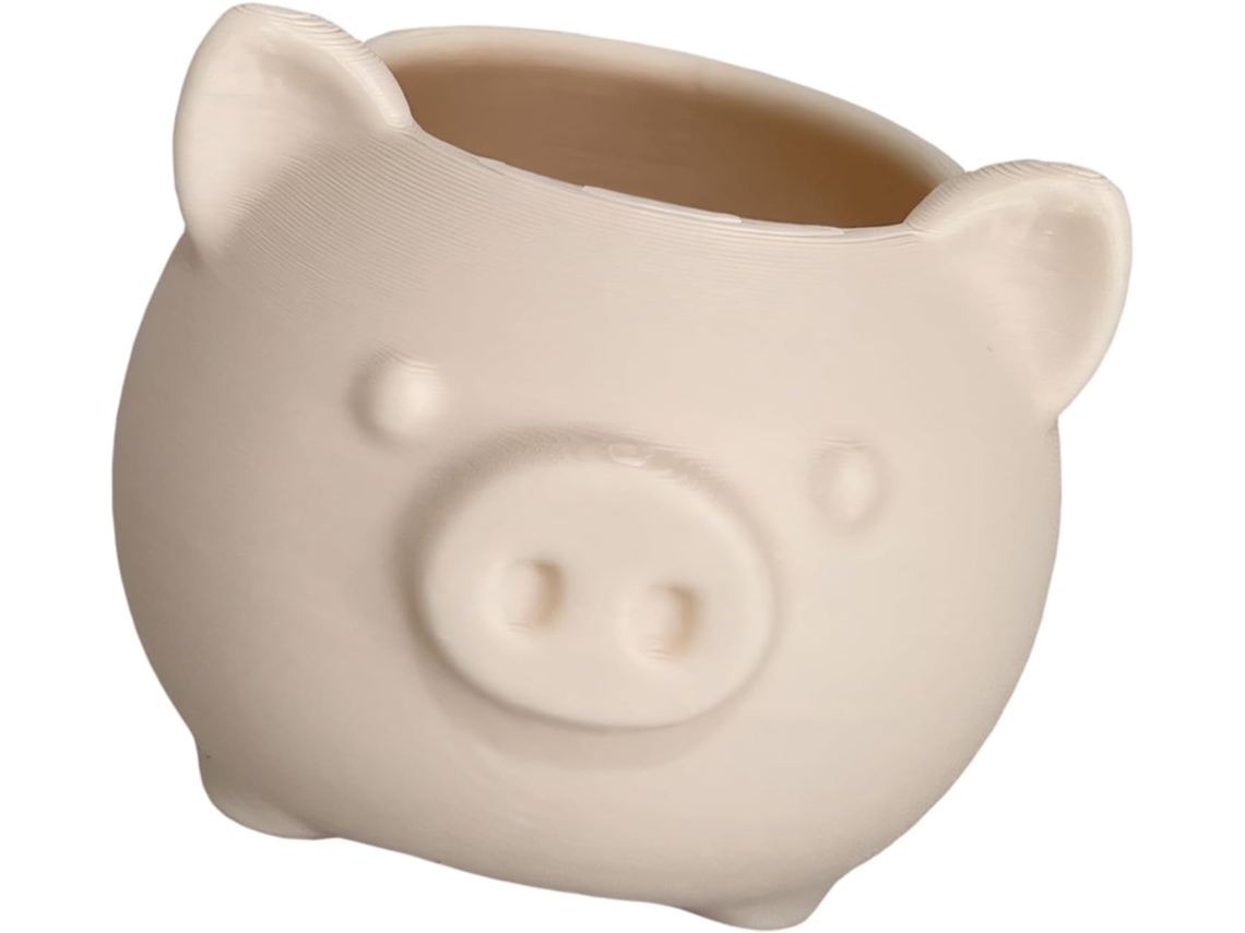 Pequenos Vasos Artísticos com Tema de Porco para Decoração Interiores Elegante e Sofisticada, GOKOCO
