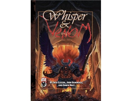 Livro Whisper amp Venom OSE de Zach Glazar (Inglês)