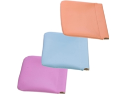 Nécessaire Grande De Maquiagem Com 3 Compartimentos, Nas Es Rosa, Azul E Bege, Com Fechamento Automá Gokoco