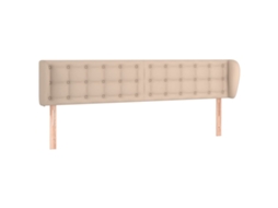Maison Exclusive - Cabeceira Cama Abas Couro Artificial 163x23x78/88 Cm Cappuccino