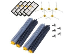Substitua as peças do kit de escova acessórios para Irobot Roomba 800 805 860 861 870 871 880 885 890 900 960 980 Series, um conjunto de 18