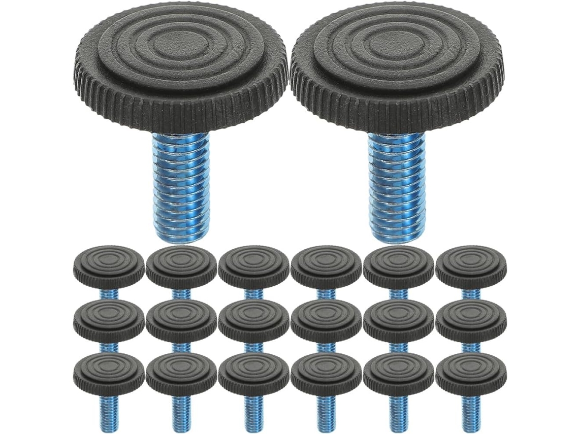 Conjunto De 30 Niveladores Móveis Ajustáveis Com Rosca, Para Pés De Armários, Cadeiras, Mesas E Prateleiras