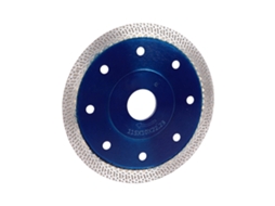 Disco de serra diamantado circular para corte de azulejos cerâmicos com misturador angular azul