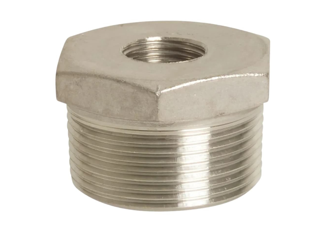Redução Inox 4 Para 2 Polegadas Com Aço 316 E Rosca Whitworth Para Tubagem Klasebo